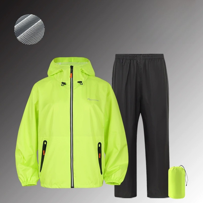 Fishing Pants Waterproof - Wodoodporny kombinezon przeciwdeszczowy z odblaskami, spodnie