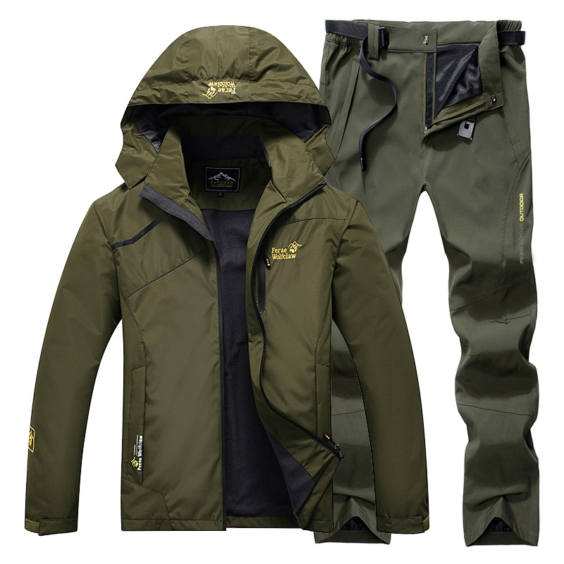 Fishing Pants Waterproof - Wodoodporny kombinezon wędkarski Oddychająca, wytrzymała kurtka