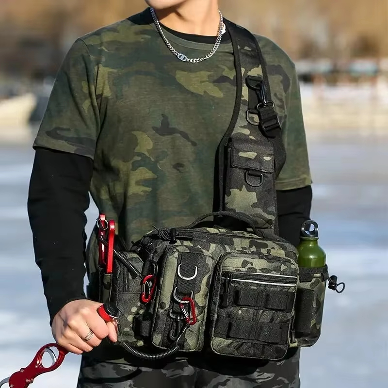 Fishing Backpack - Torba taktyczna outdoorowa na pas, do
