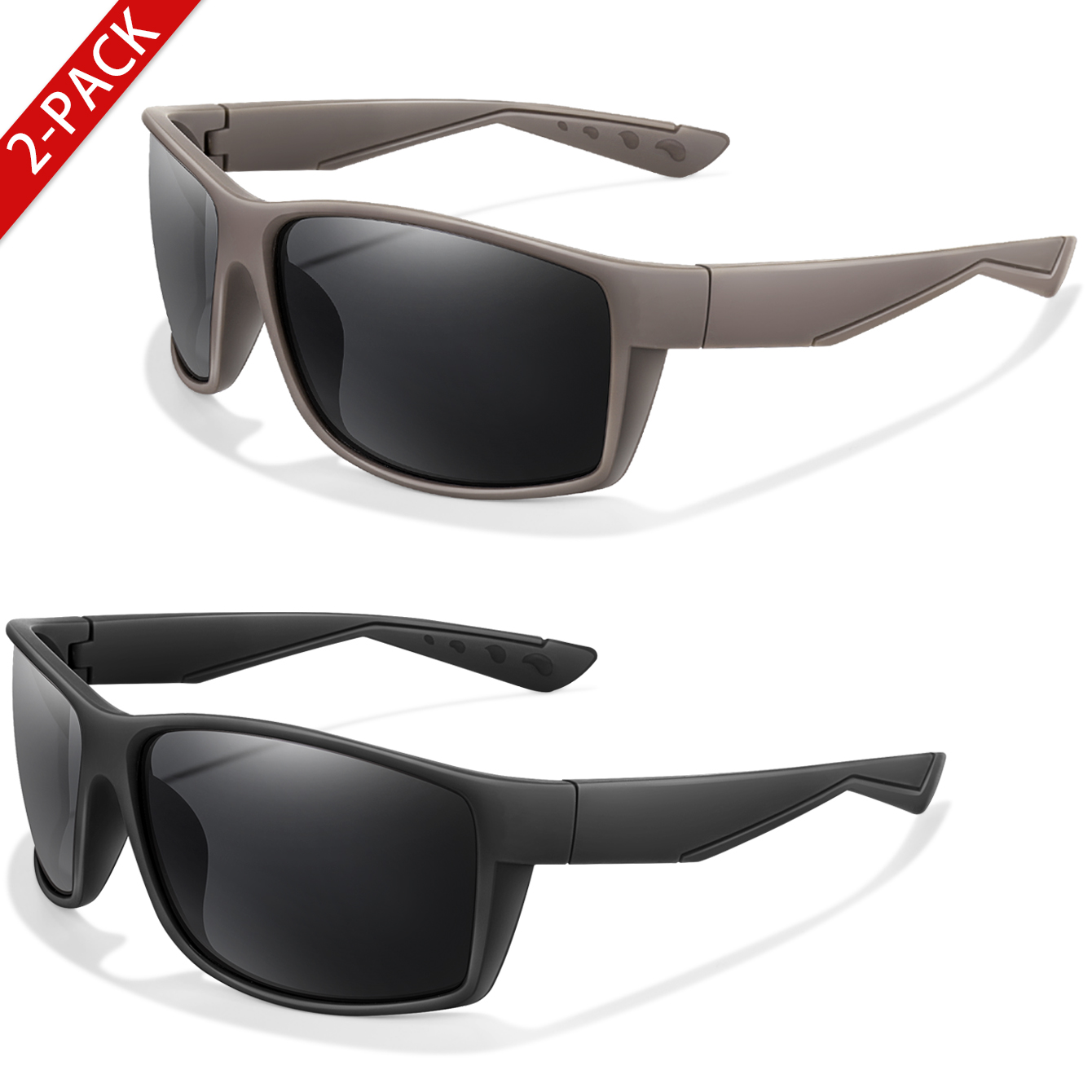 Fishing Sunglasses Polarized - 2 sztuki okularów przeciwsłonecznych z polaryzacją,