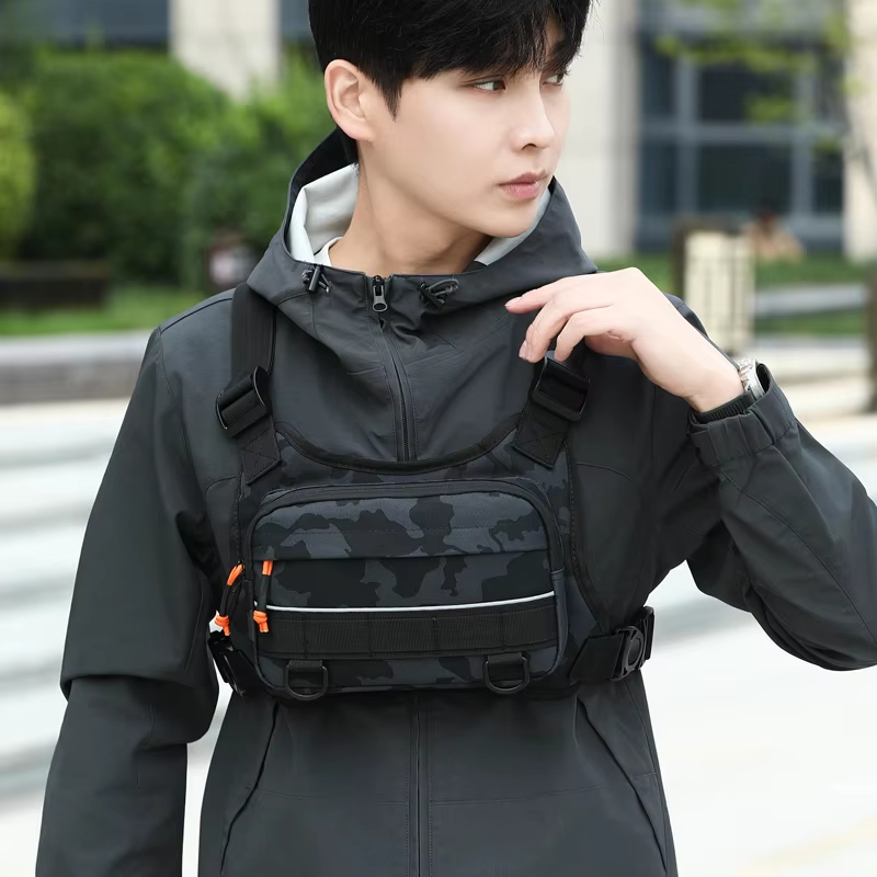 Fishing Vest - Kamizelka rowerowa z kieszeniami na klatkę