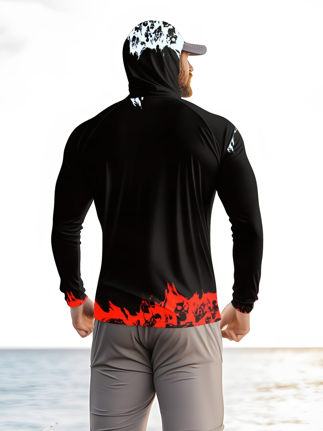 Męska koszulka wędkarska z kap – Fishing Hoodie recenzja i cena