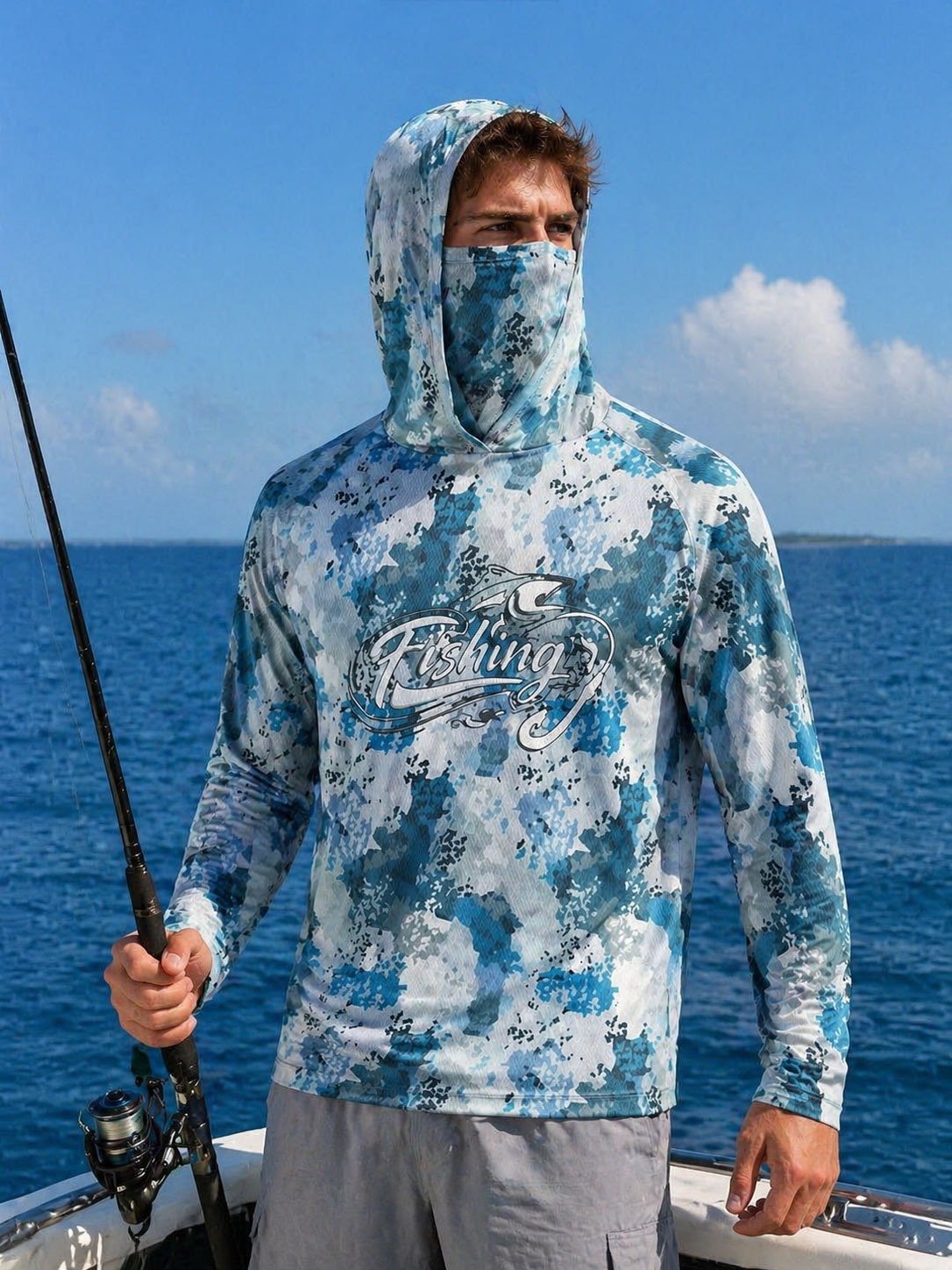 Koszulka wędkarska z kapturem  – Fishing Hoodie recenzja i cena