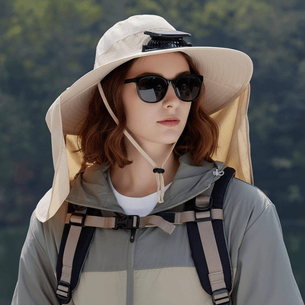 Modny kapelusz z wentylatorem  – Fishing Hat recenzja i cena